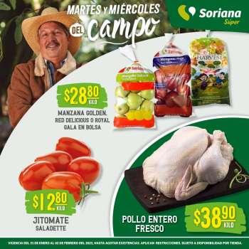 Folleto actual Soriana Súper - 31.1.2023 - 2.2.2023.