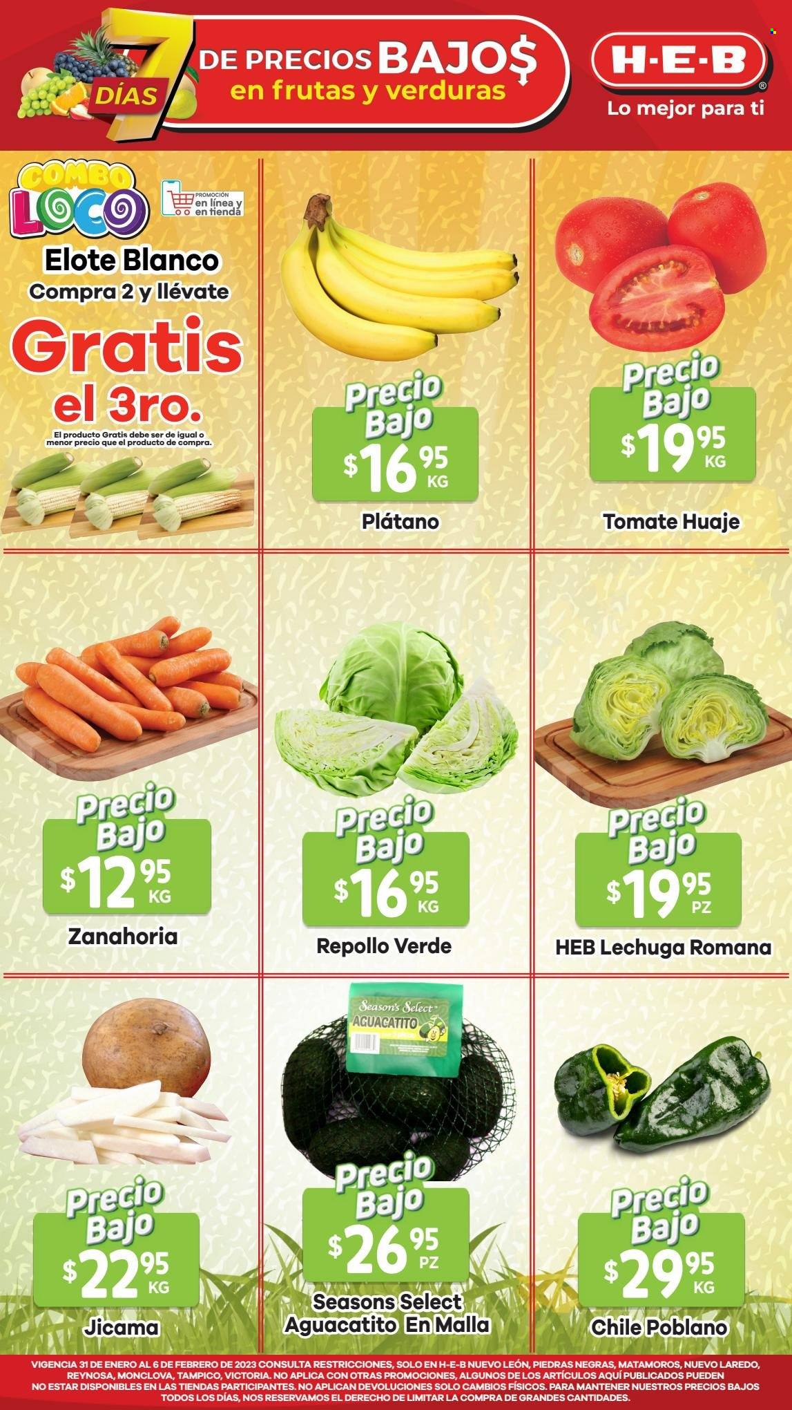 Catálogo H-E-B - 31.1.2023 - 6.2.2023. Página 1