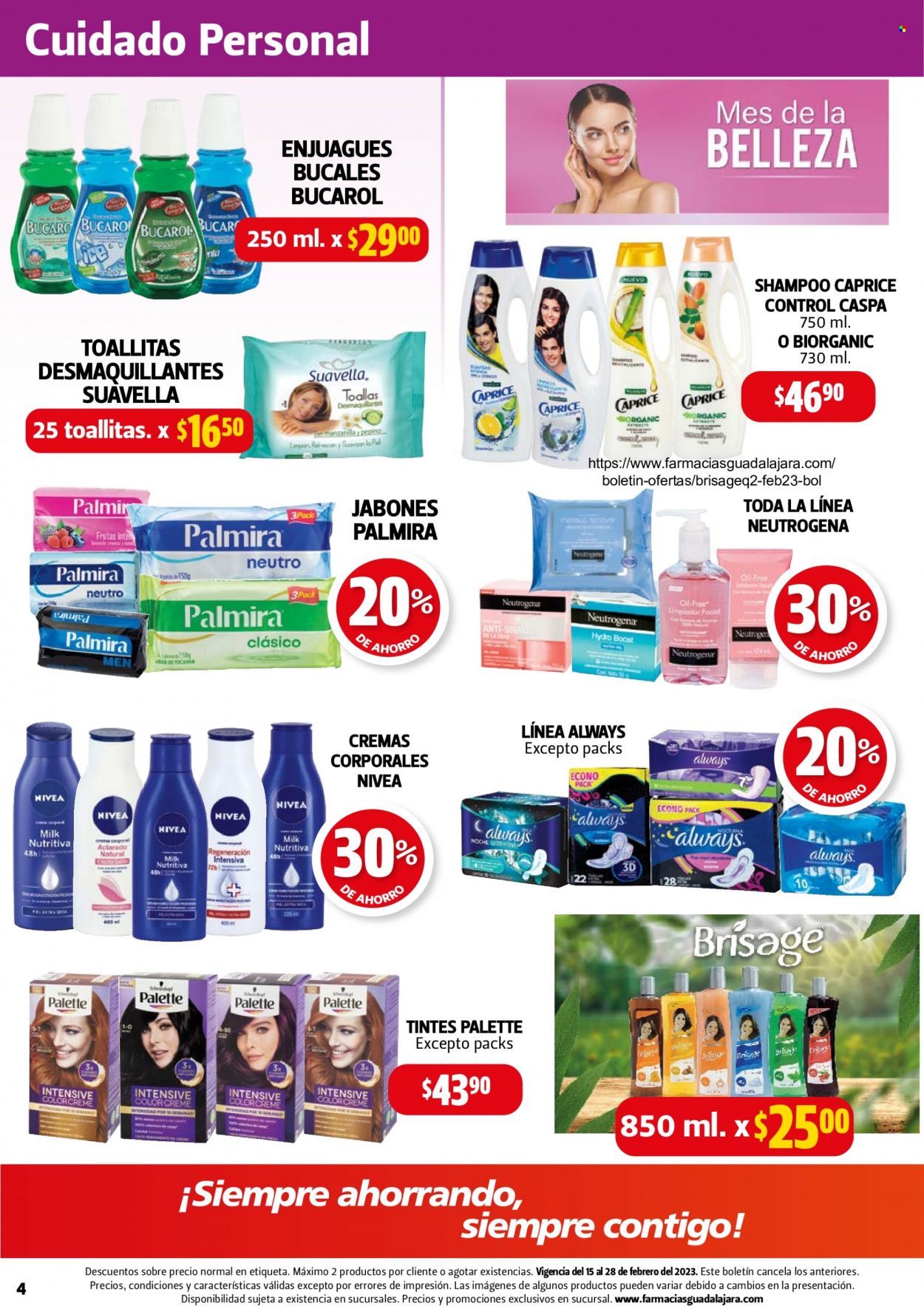 Catálogo Farmacias Guadalajara - 15.2.2023 - 28.2.2023. Página 4