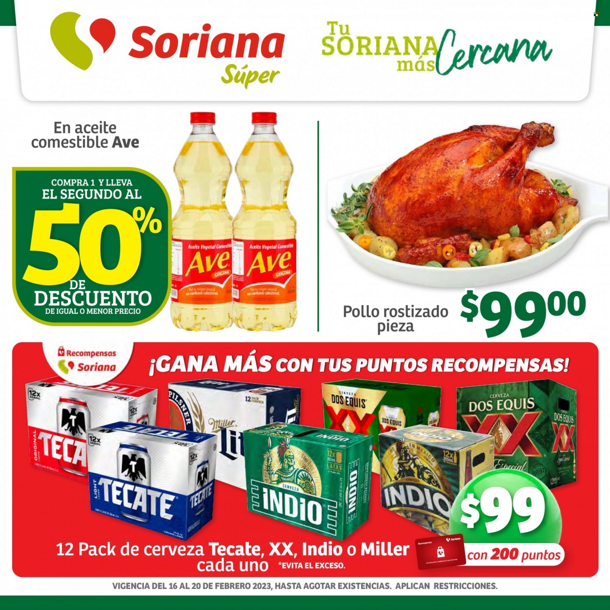 Catálogo Soriana Súper - 16.2.2023 - 20.2.2023. Página 1