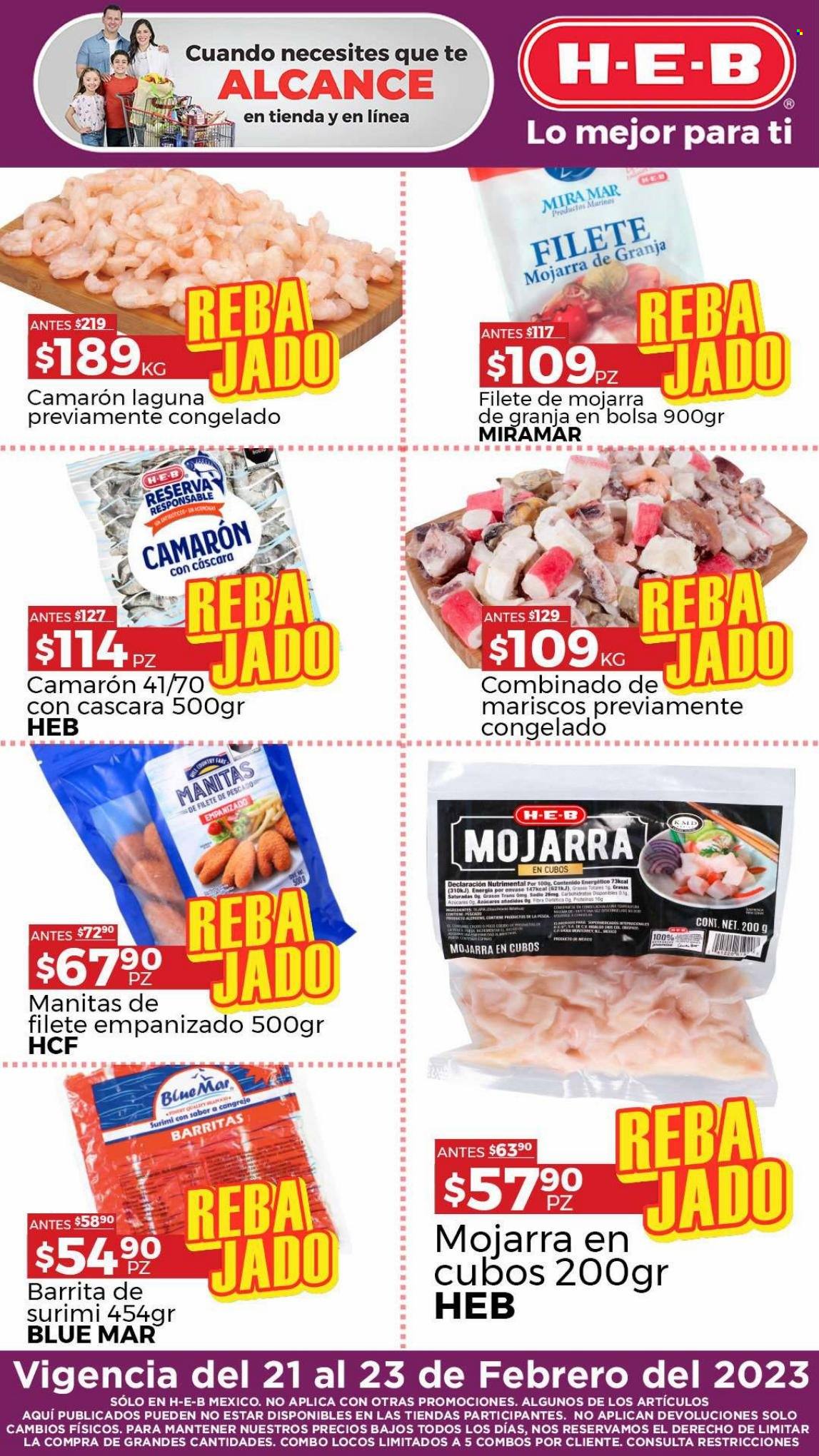 Catálogo H-E-B - 21.2.2023 - 23.2.2023. Página 1