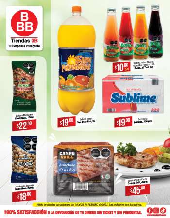 Folleto actual Tiendas 3B - 16.2.2023 - 28.2.2023.