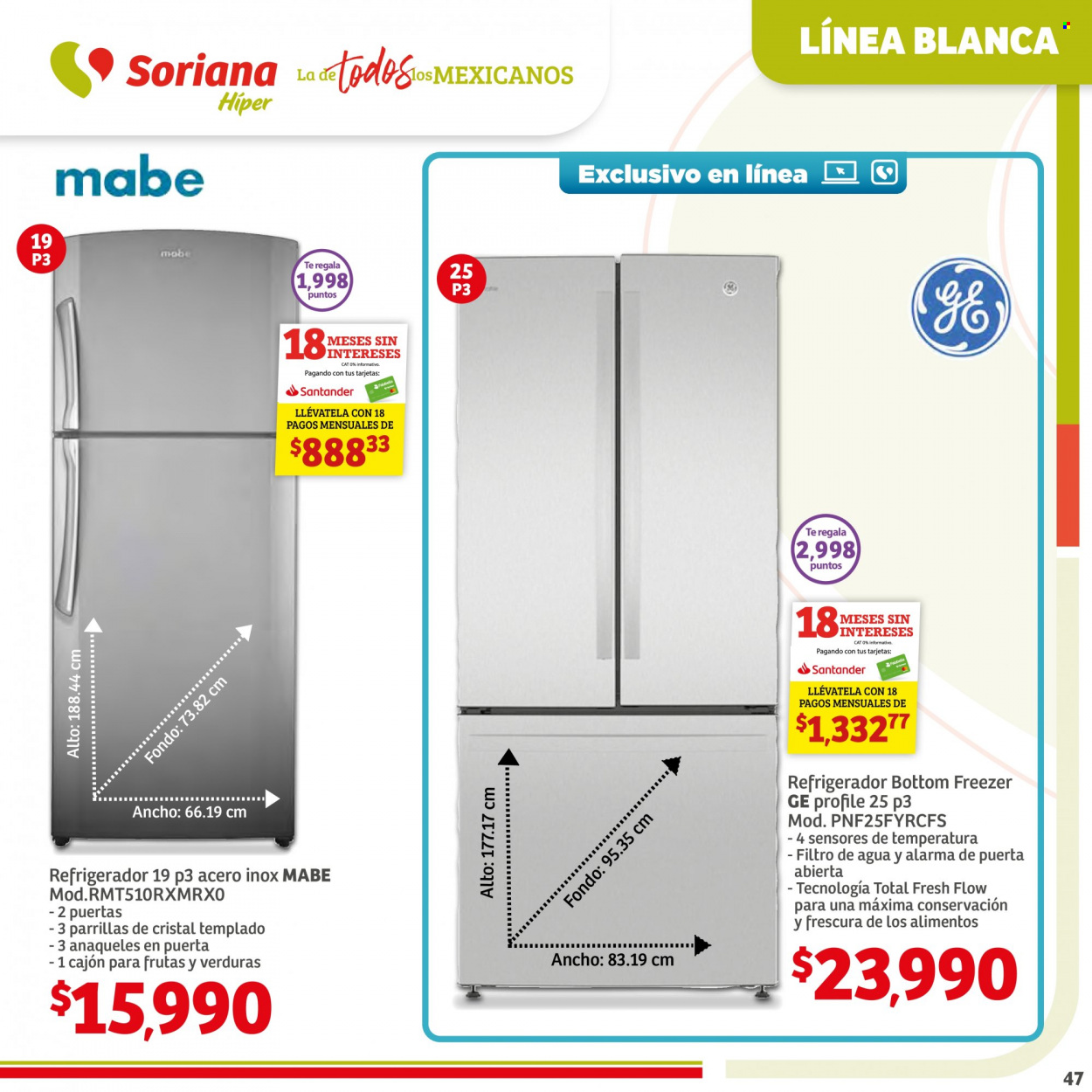 Catálogo Soriana Híper - 28.2.2023 - 13.3.2023. Página 47