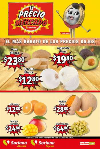 Folleto actual Soriana - 28.2.2023 - 2.3.2023.
