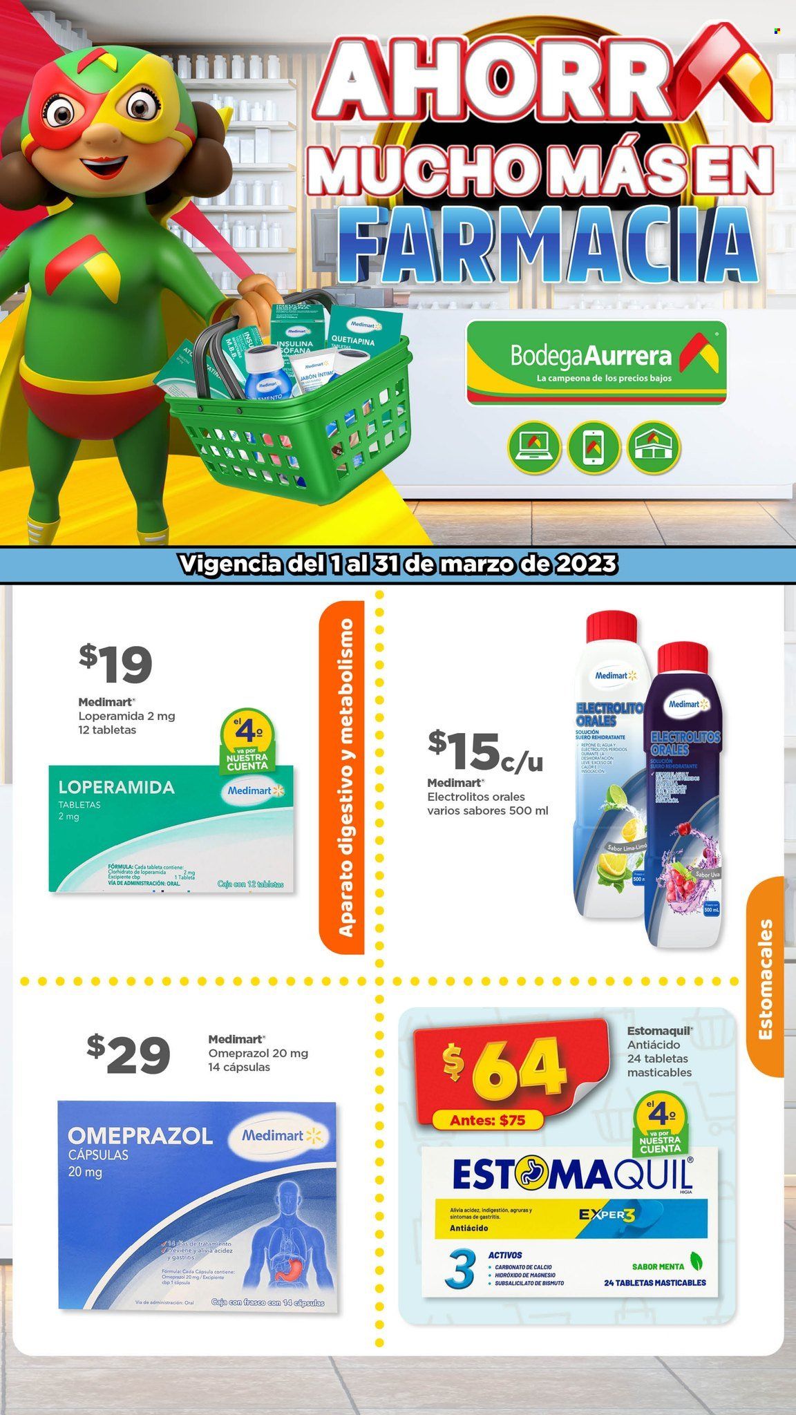 Catálogo Bodega Aurrerá - 1.3.2023 - 31.3.2023. Página 1