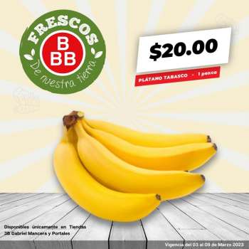 Folleto actual Tiendas 3B - 3.3.2023 - 9.3.2023.