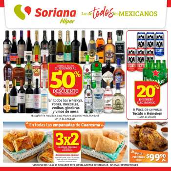 Folleto actual Soriana Híper - 10.3.2023 - 13.3.2023.