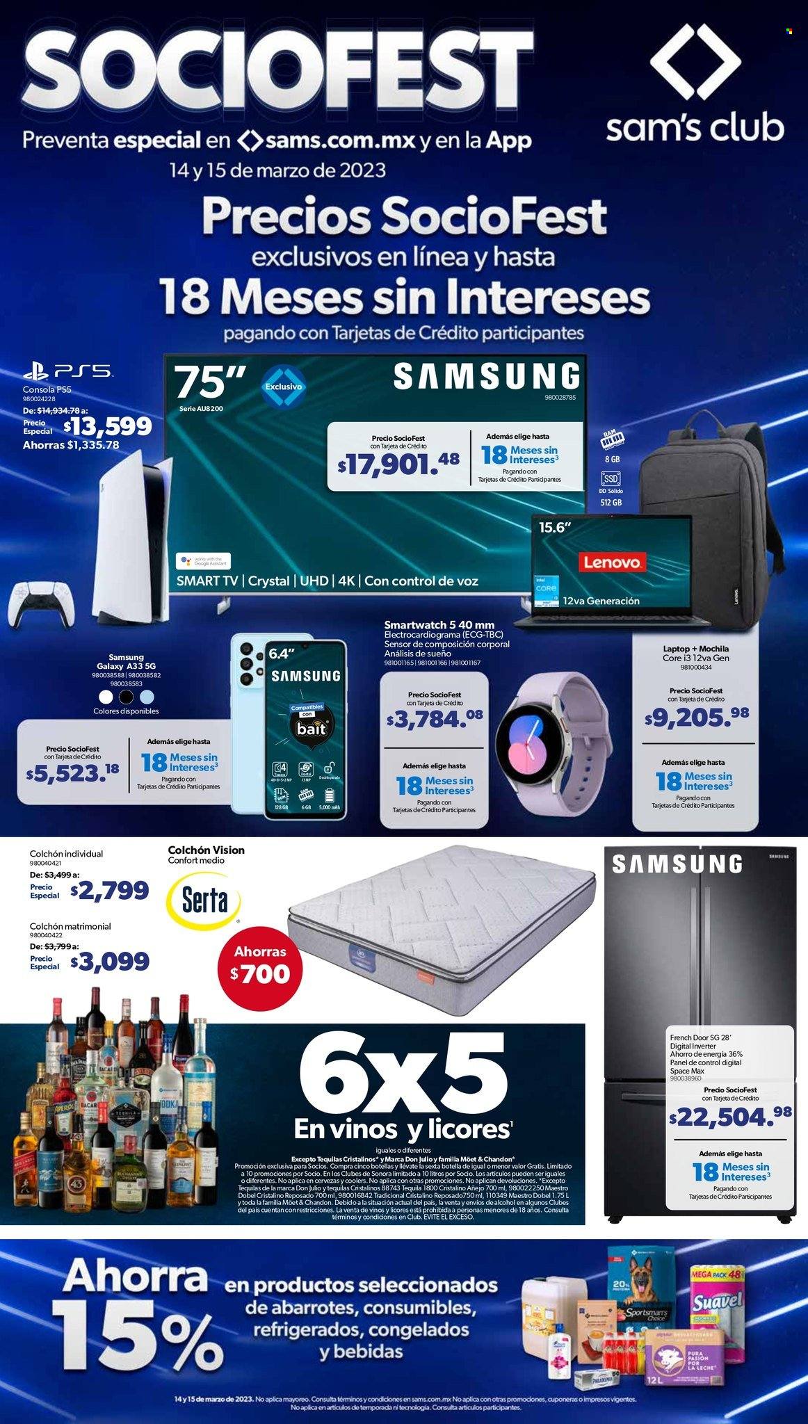 Catálogo Sam's Club - 14.3.2023 - 15.3.2023. Página 1