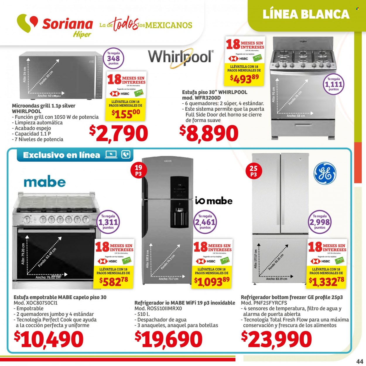 Catálogo Soriana Híper - 14.3.2023 - 30.3.2023. Página 44