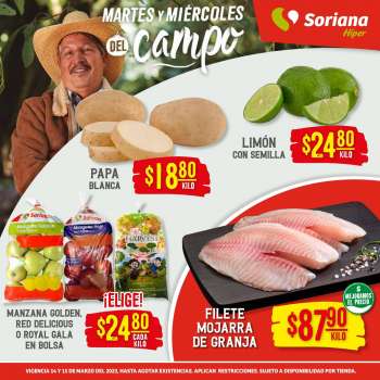 Folleto actual Soriana Híper - 14.3.2023 - 15.3.2023.