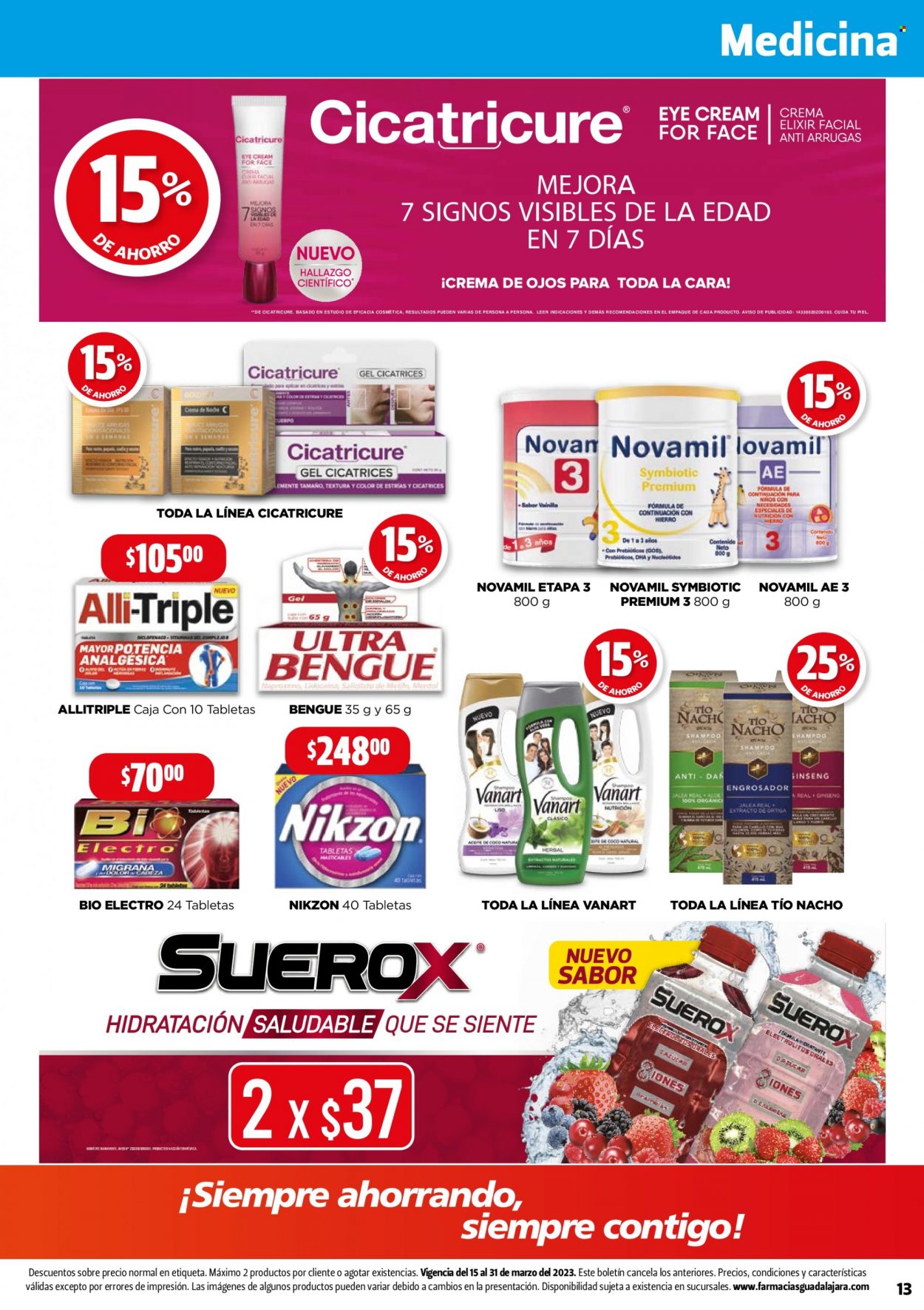 Catálogo Farmacias Guadalajara - 15.3.2023 - 31.3.2023. Página 13