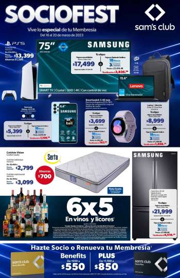 Folleto actual Sam's Club - 16.3.2023 - 20.3.2023.