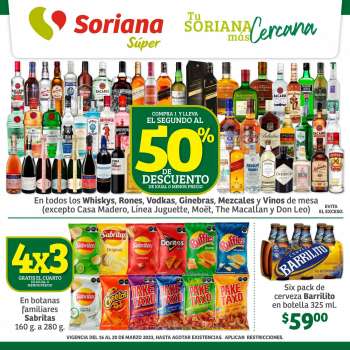Folleto actual Soriana Súper - 16.3.2023 - 20.3.2023.