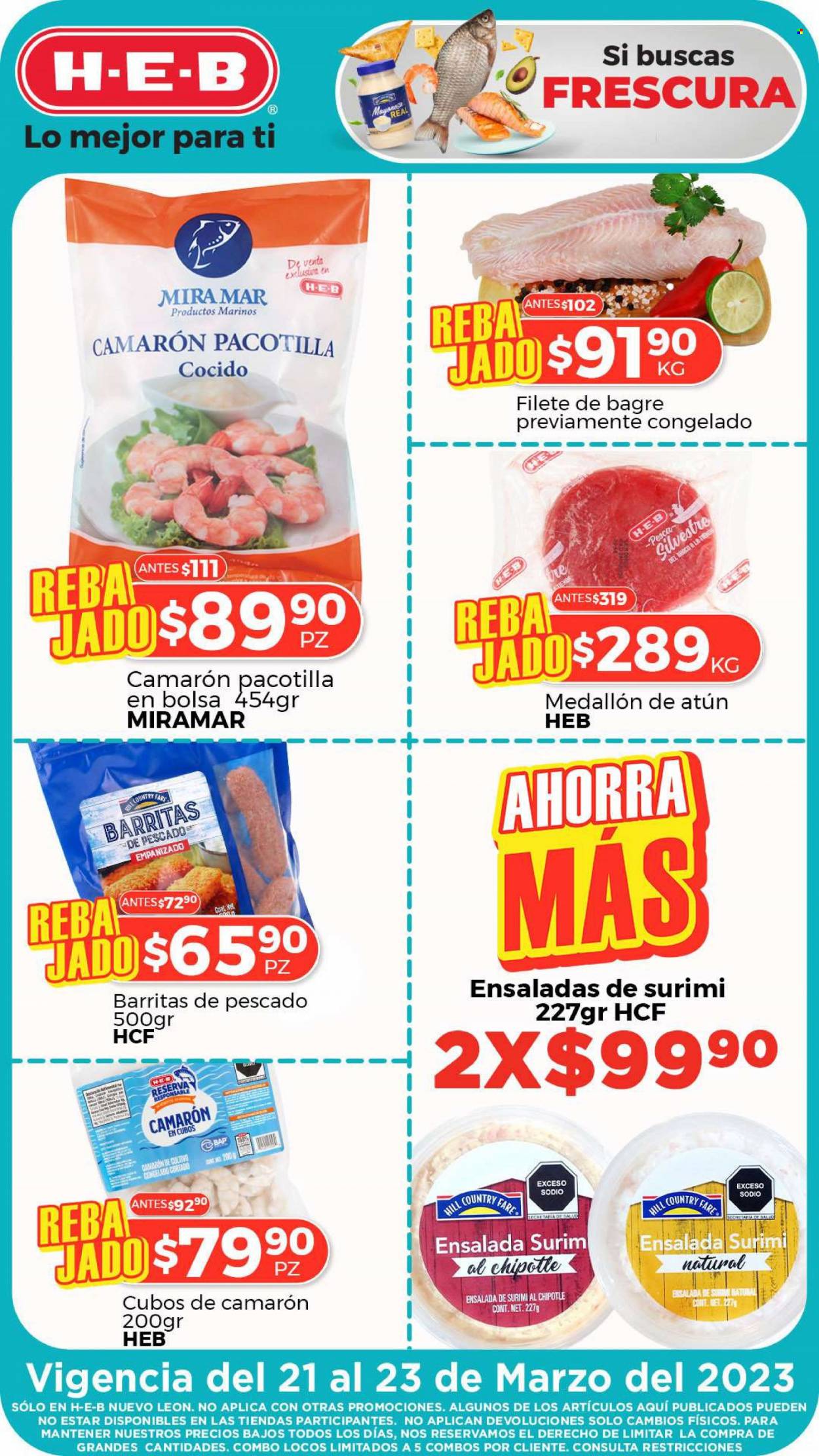 Catálogo H-E-B - 21.3.2023 - 23.3.2023. Página 1