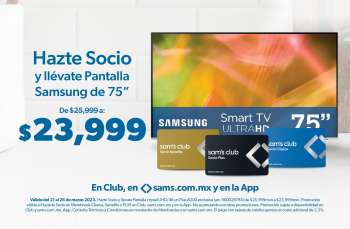 Folleto actual Sam's Club - 21.3.2023 - 26.3.2023.