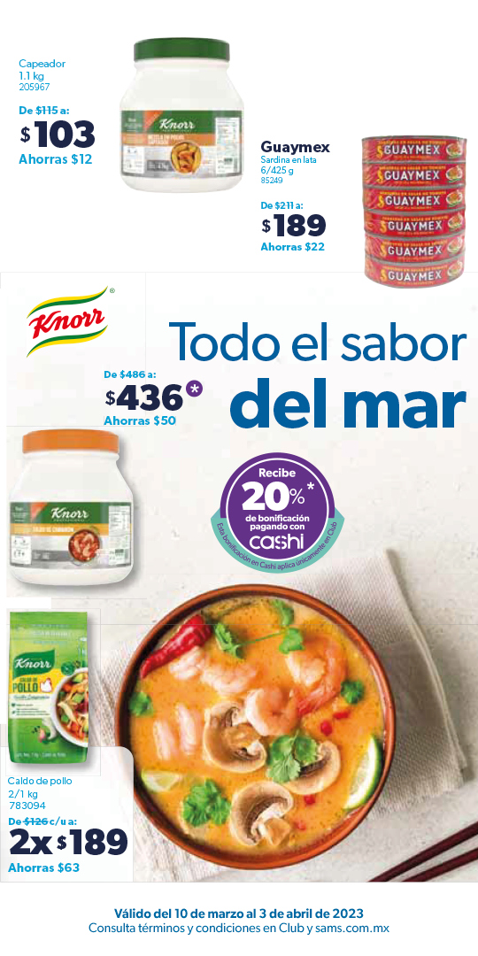 Catálogo Sam's Club - 10.3.2023 - 3.4.2023. Página 60