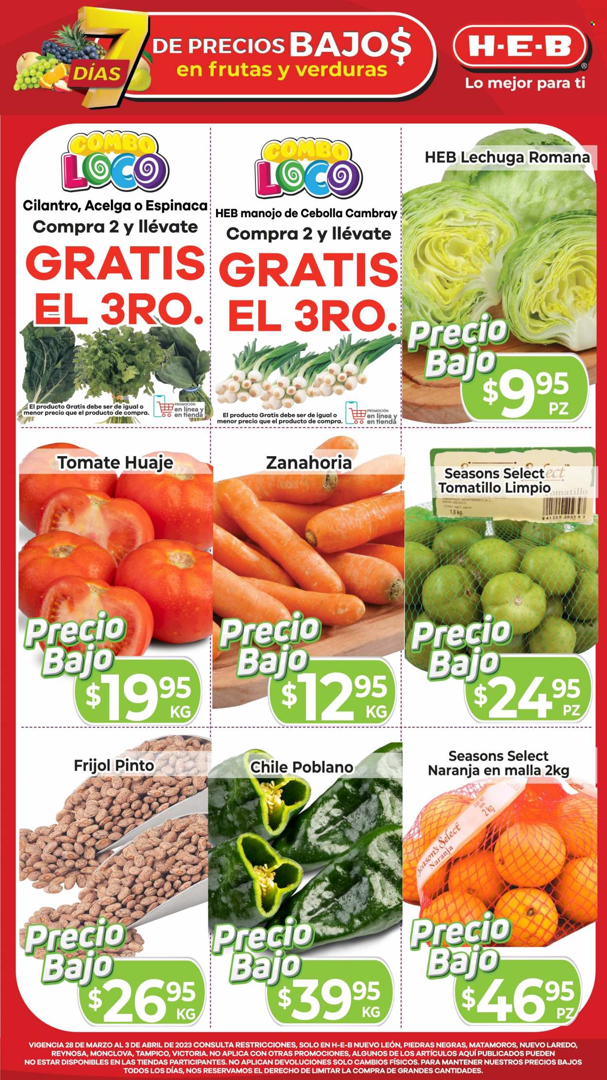 Catálogo H-E-B - 28.3.2023 - 3.4.2023. Página 1