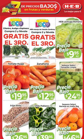 Folleto actual H-E-B - 28.3.2023 - 3.4.2023.