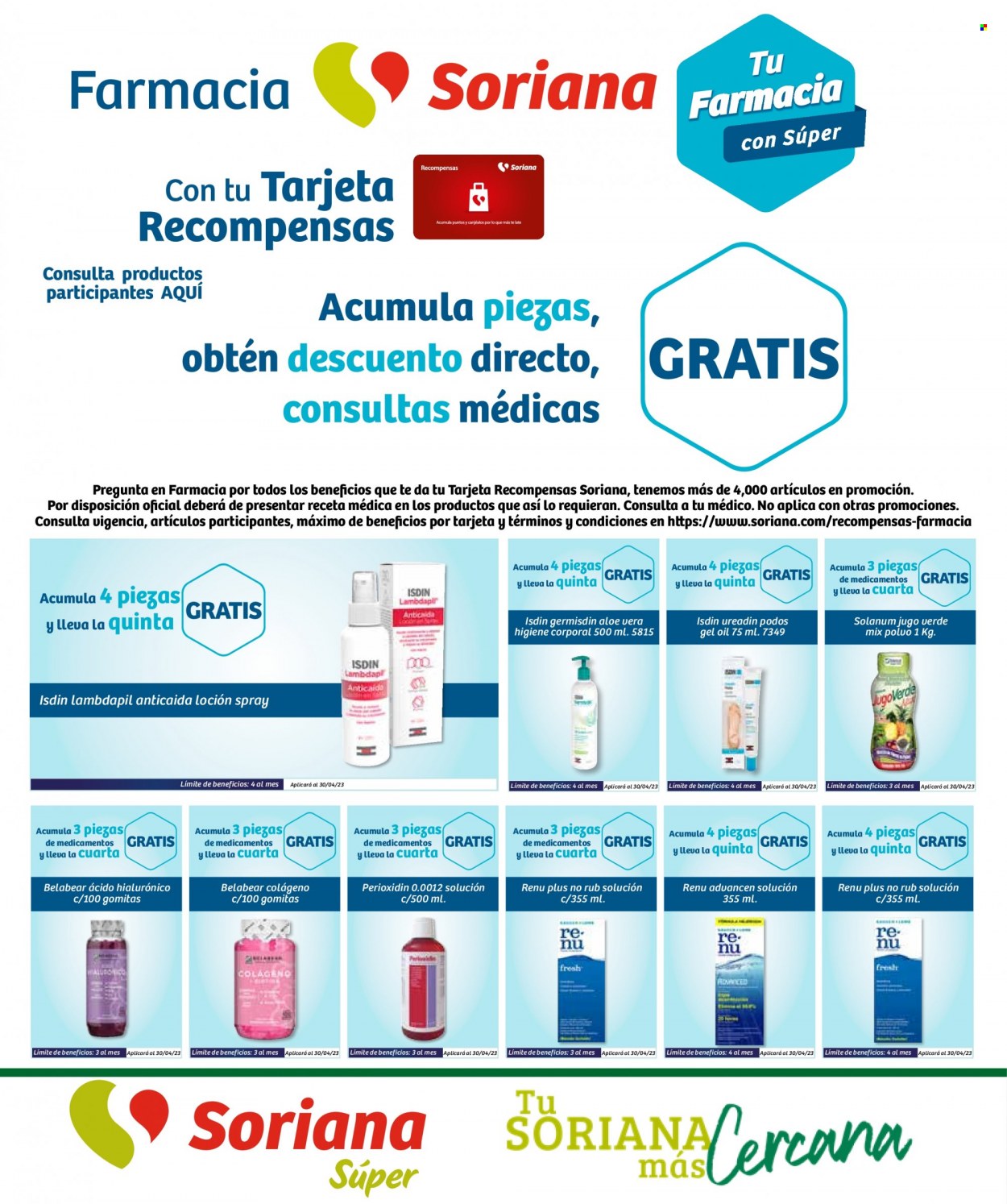 Catálogo Soriana Súper - 1.4.2023 - 30.4.2023. Página 1