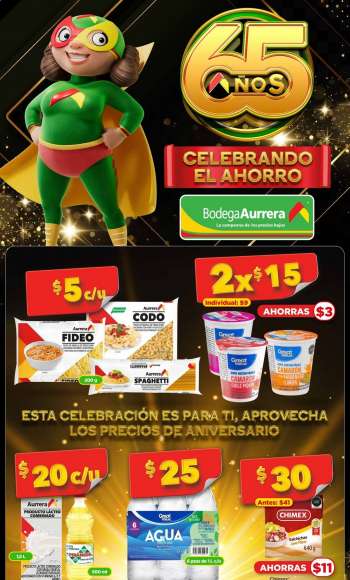 Folleto actual Bodega Aurrerá - 30.3.2023 - 18.4.2023.