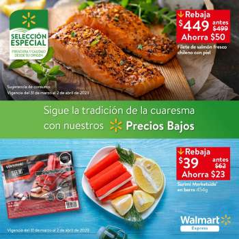 Folleto actual Walmart Express - 31.3.2023 - 2.4.2023.