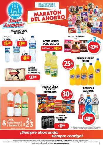 Folleto actual Farmacias Guadalajara - 1.4.2023 - 14.4.2023.