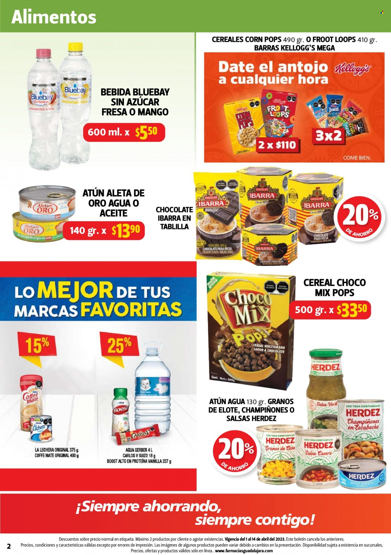 Catálogo Farmacias Guadalajara - 1.4.2023 - 14.4.2023. Página 2