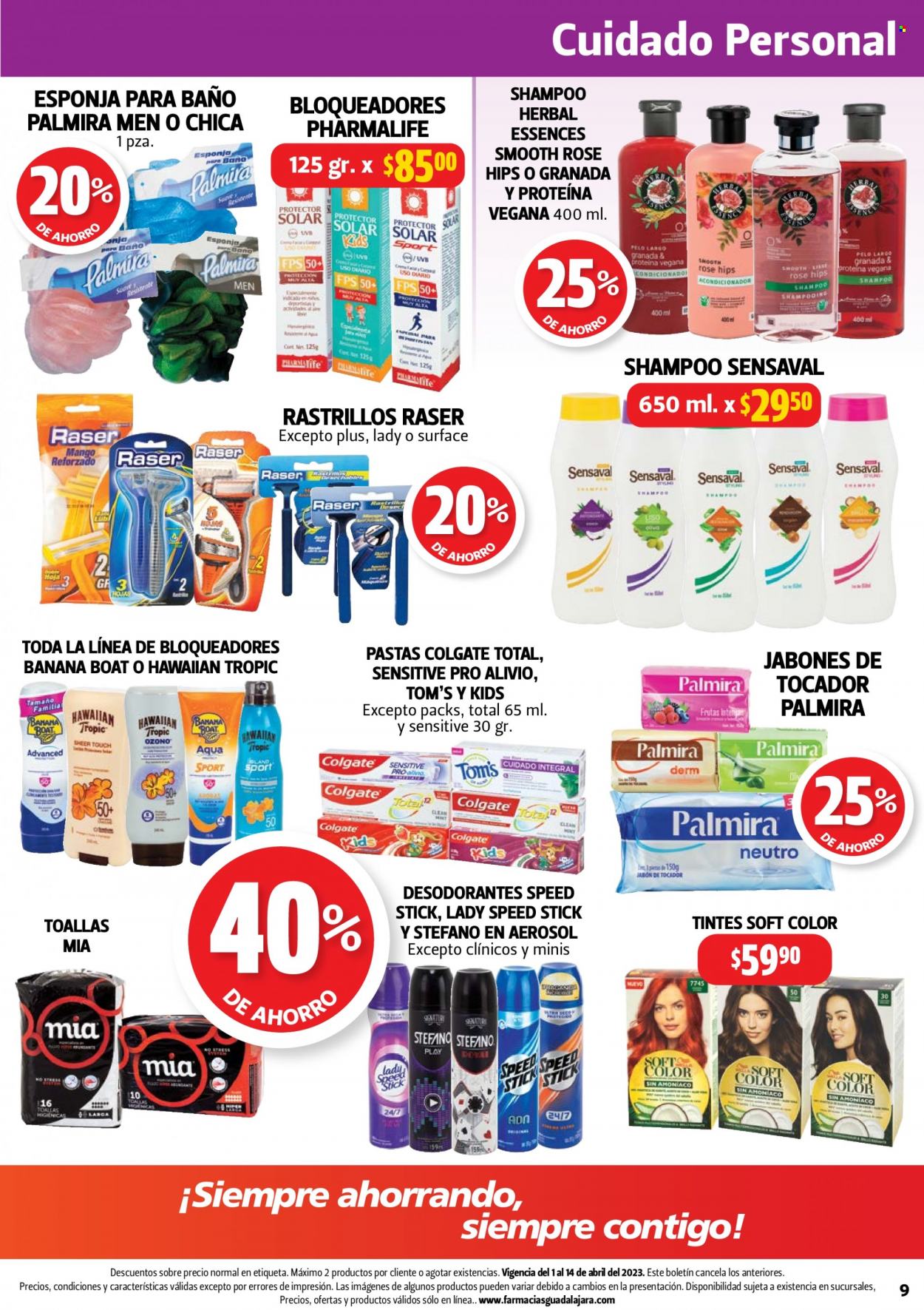 Catálogo Farmacias Guadalajara - 1.4.2023 - 14.4.2023. Página 9