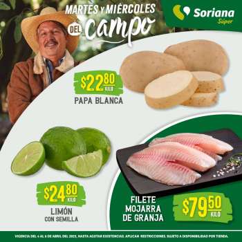 Folleto actual Soriana Súper - 4.4.2023 - 6.4.2023.
