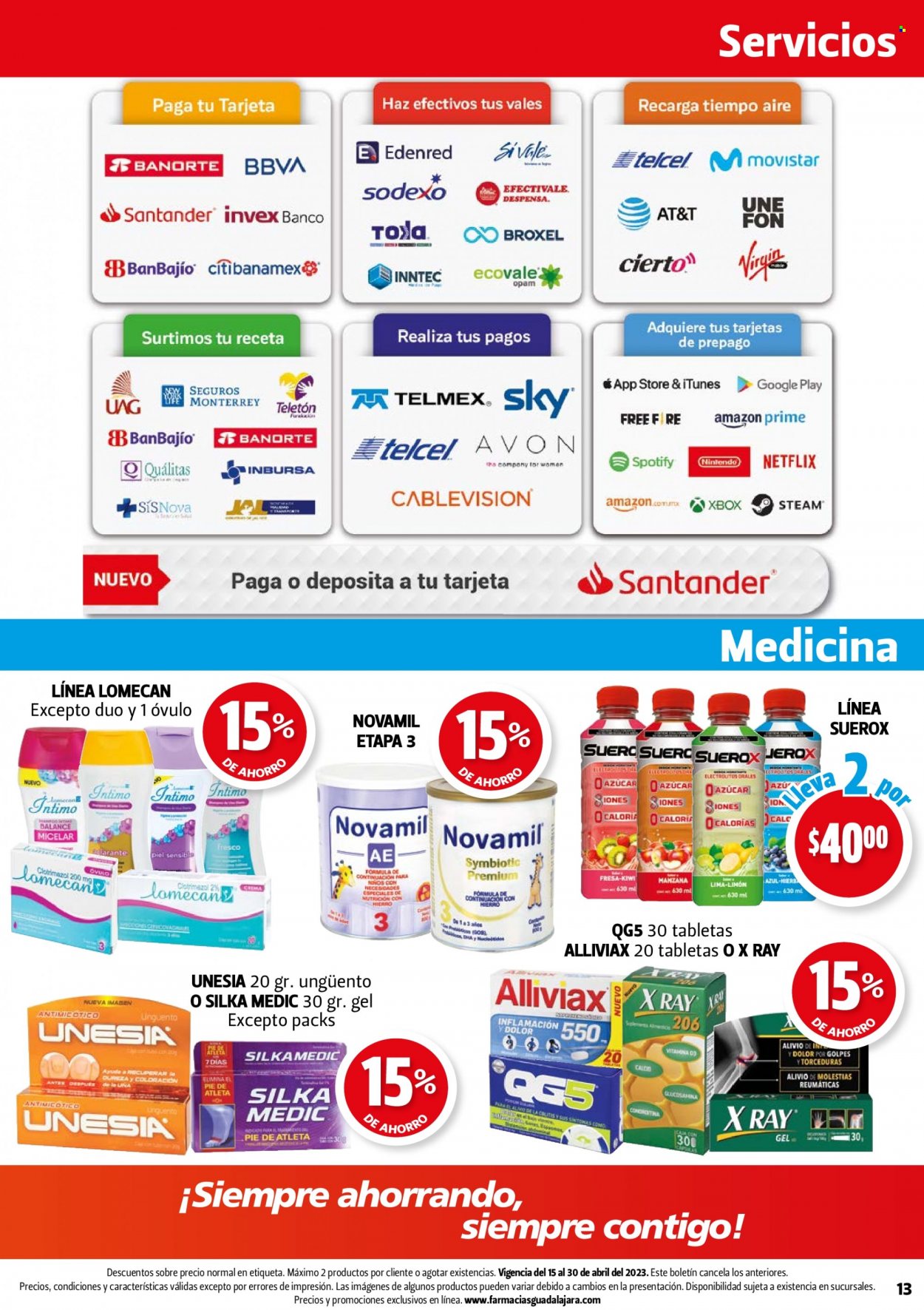 Catálogo Farmacias Guadalajara - 15.4.2023 - 30.4.2023. Página 13