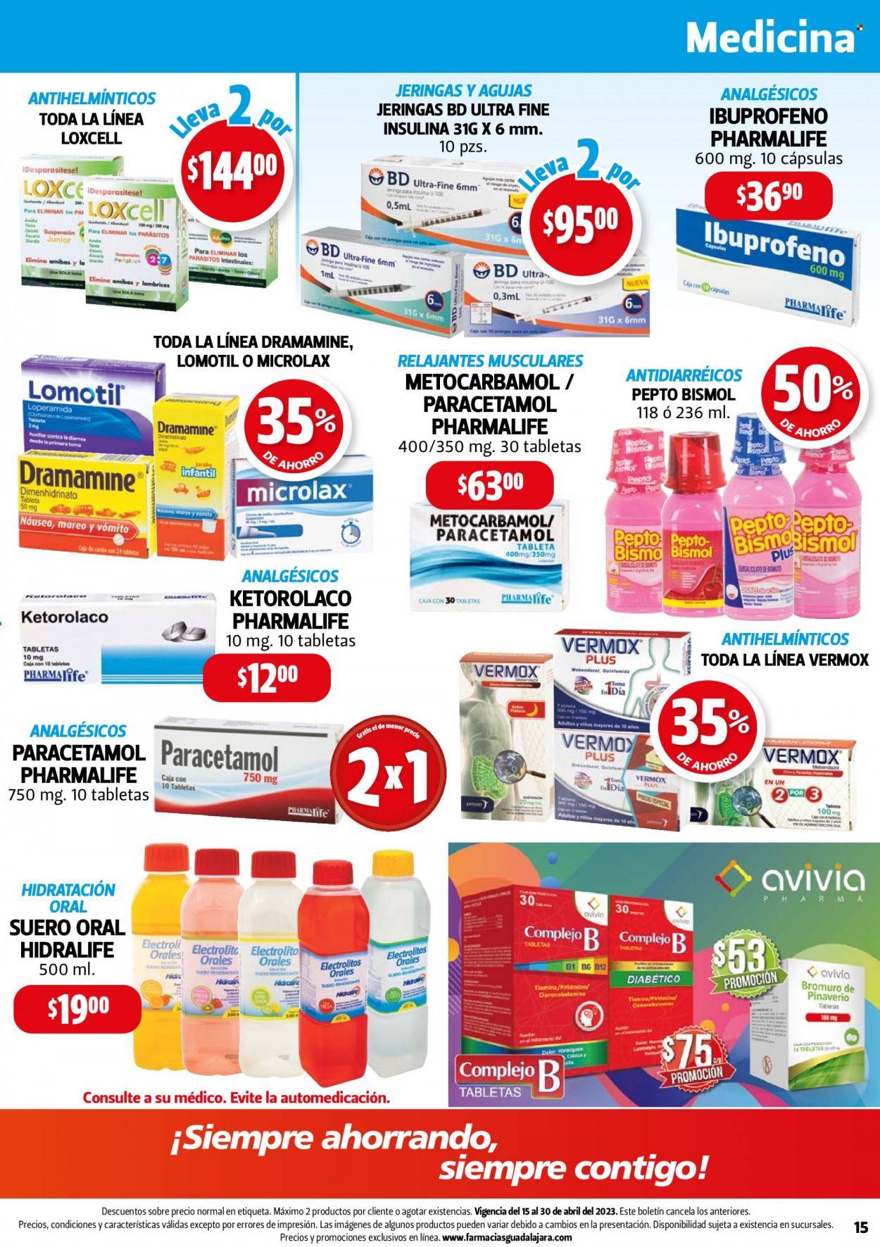 Catálogo Farmacias Guadalajara - 15.4.2023 - 30.4.2023. Página 15