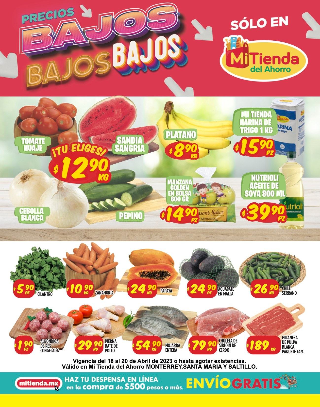 Catálogo Mi Tienda de Ahorro - 18.4.2023 - 20.4.2023. Página 1