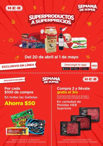 Folleto actual H-E-B - 20.4.2023 - 1.5.2023.