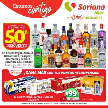 Folleto actual Soriana Híper - 21.4.2023 - 24.4.2023.