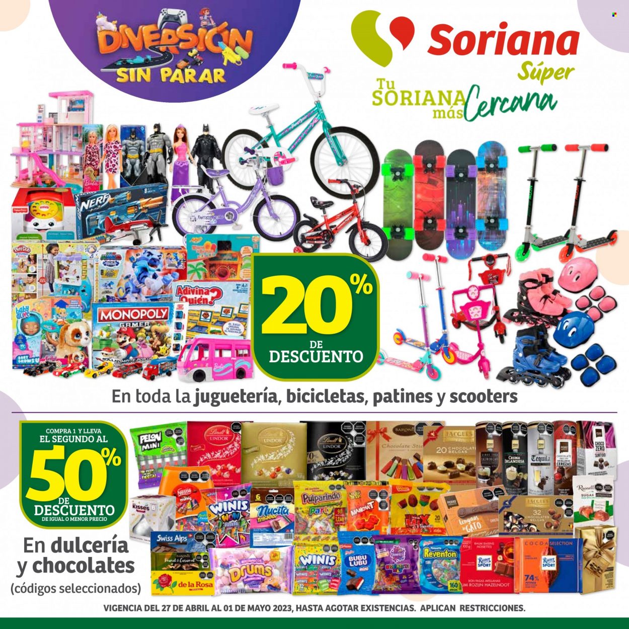 Catálogo Soriana Súper - 27.4.2023 - 1.5.2023. Página 1