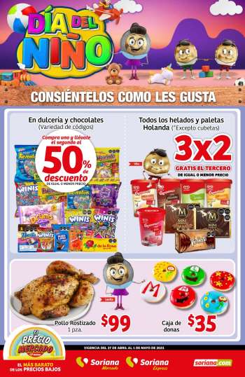 Folleto actual Soriana - 27.4.2023 - 1.5.2023.