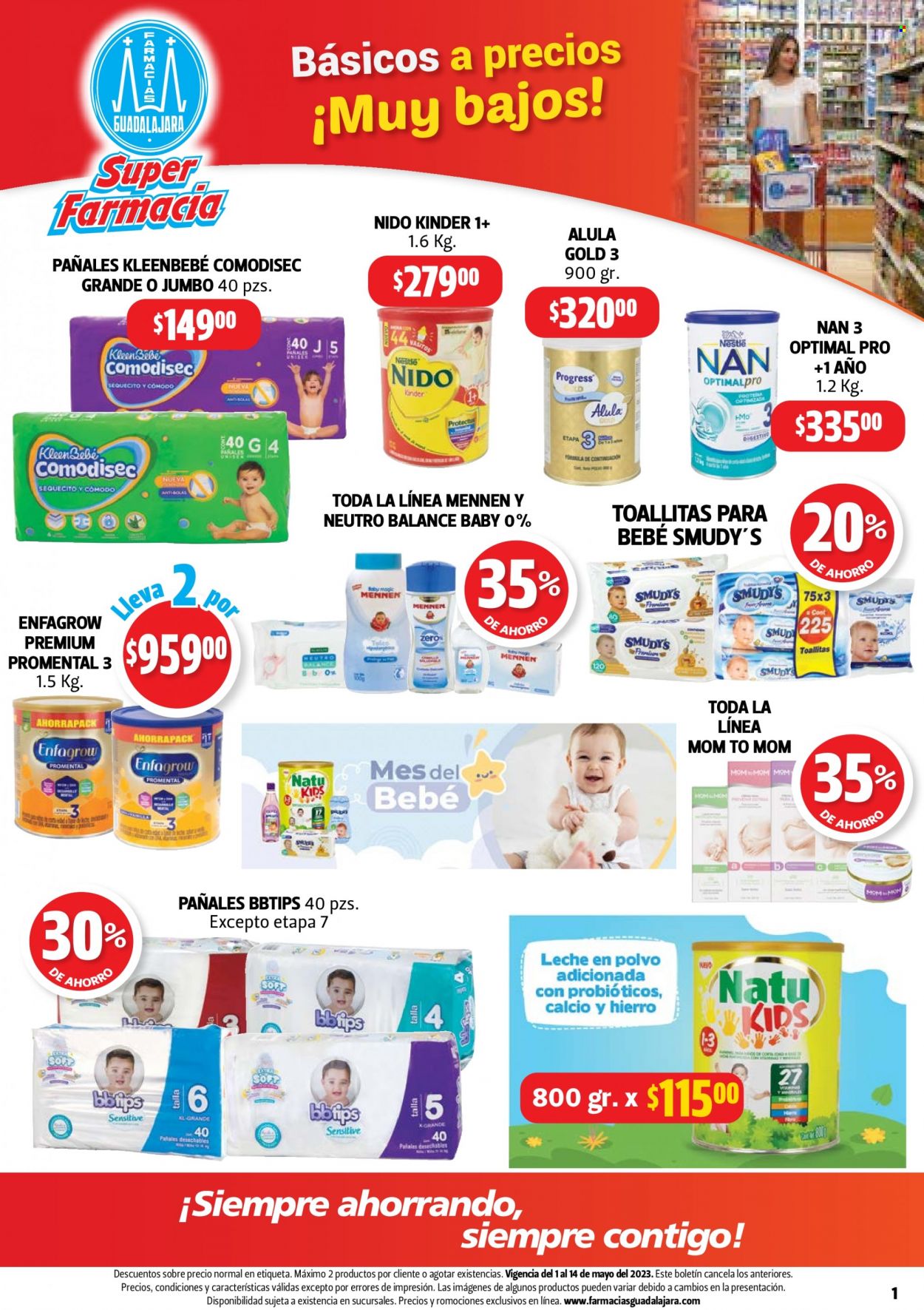 Catálogo Farmacias Guadalajara - 1.5.2023 - 14.5.2023. Página 1
