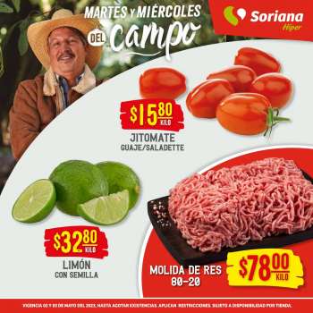 Folleto actual Soriana Híper - 2.5.2023 - 3.5.2023.