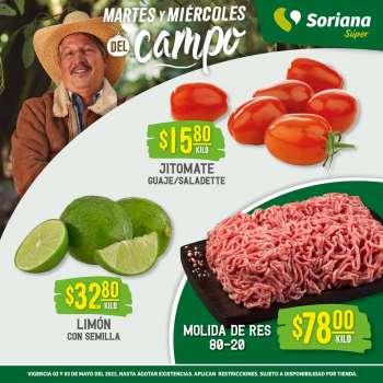 Folleto actual Soriana Súper - 2.5.2023 - 3.5.2023.