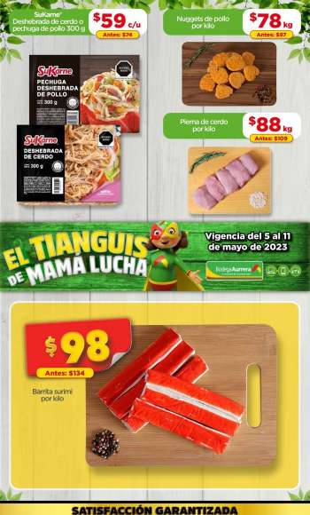 Folleto actual Bodega Aurrerá - 5.5.2023 - 11.5.2023.