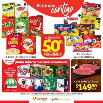 Folleto actual Soriana Híper - 11.5.2023 - 15.5.2023.