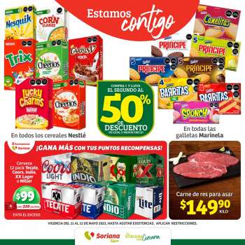 Folleto actual Soriana Súper - 11.5.2023 - 15.5.2023.