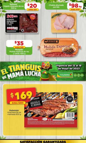 Folleto actual Bodega Aurrerá - 12.5.2023 - 18.5.2023.