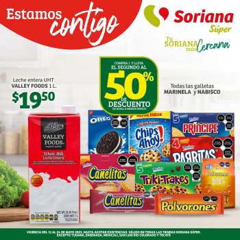 Folleto actual Soriana Súper - 11.5.2023 - 24.5.2023.