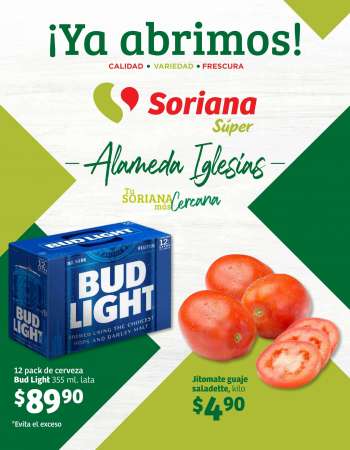 Folleto actual Soriana Súper - 17.5.2023 - 24.5.2023.