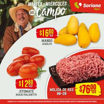 Folleto actual Soriana Híper - 23.5.2023 - 24.5.2023.
