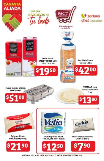 Folleto actual Soriana - 24.5.2023 - 30.5.2023.