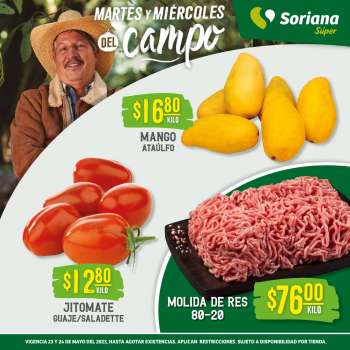 Folleto actual Soriana Súper - 23.5.2023 - 24.5.2023.