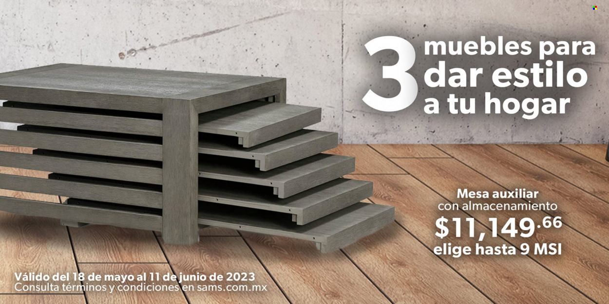 Catálogo Sam's Club - 18.5.2023 - 11.6.2023. Página 1