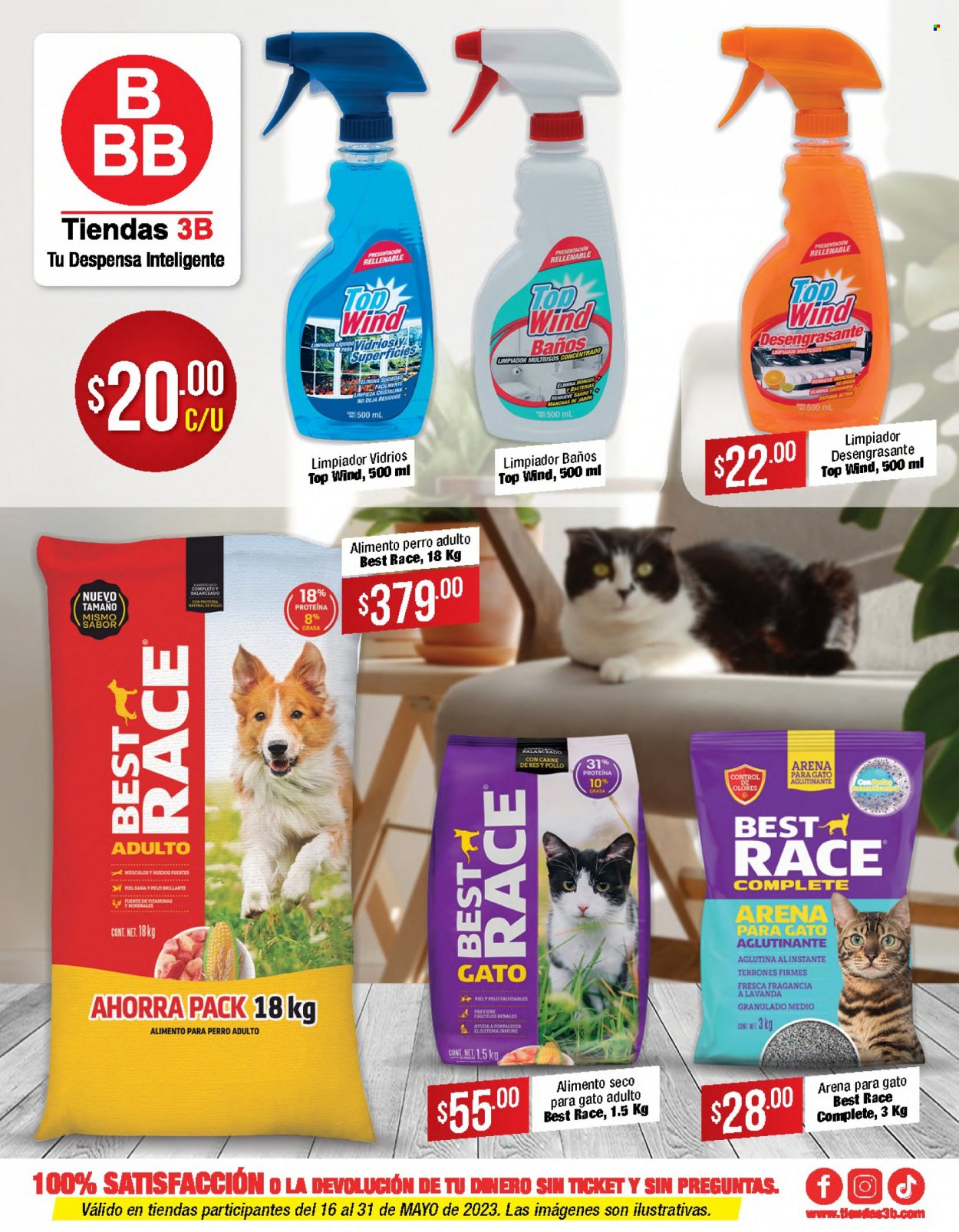 Catálogo Tiendas 3B - 16.5.2023 - 31.5.2023. Página 1